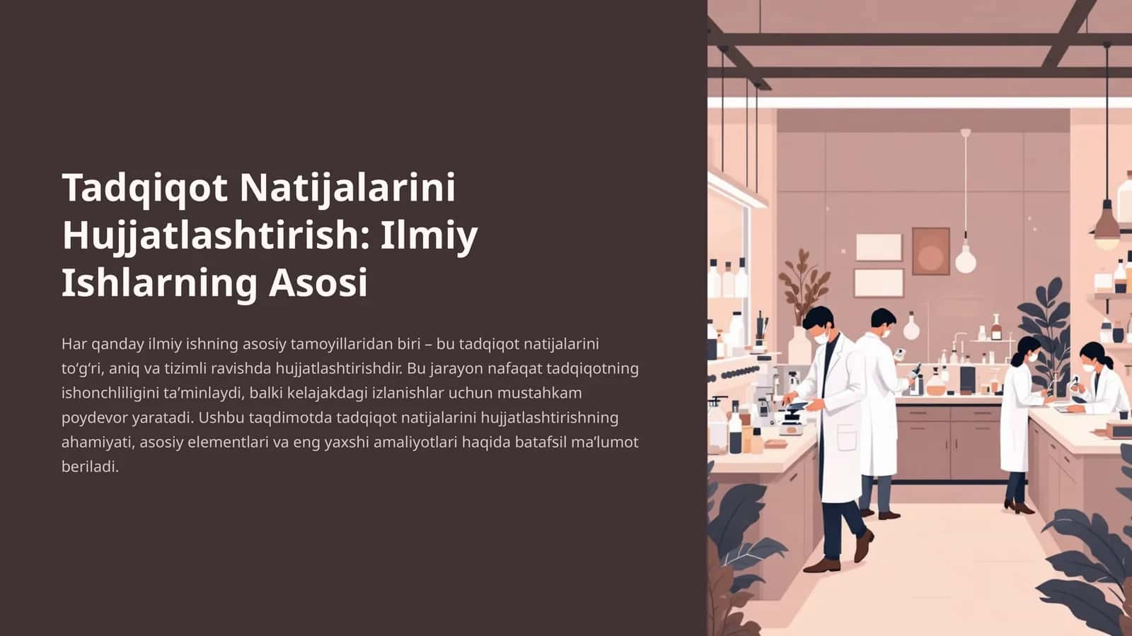 Tadqiqot Natijalarini Hujjatlashtirish: Ilmiy Ishlarning Asosi