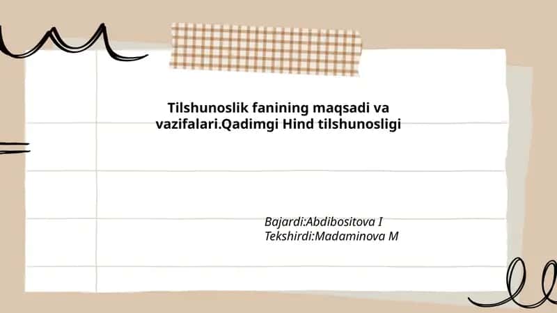Qadimgi Hind tilshunosligi