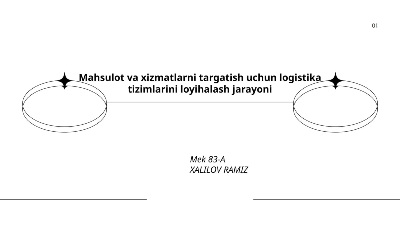 Logistika tizimlari asoslari