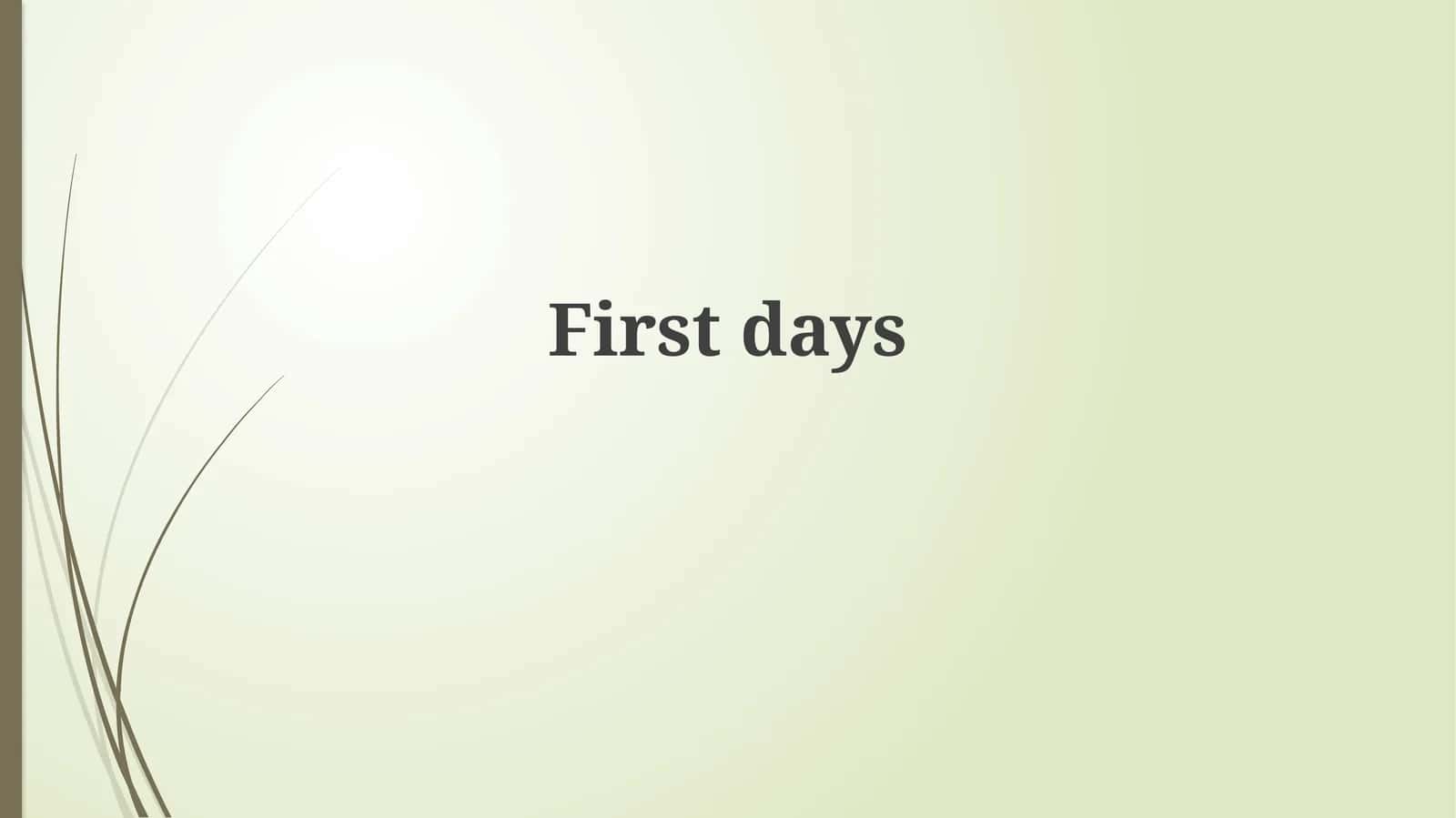 Firstdays