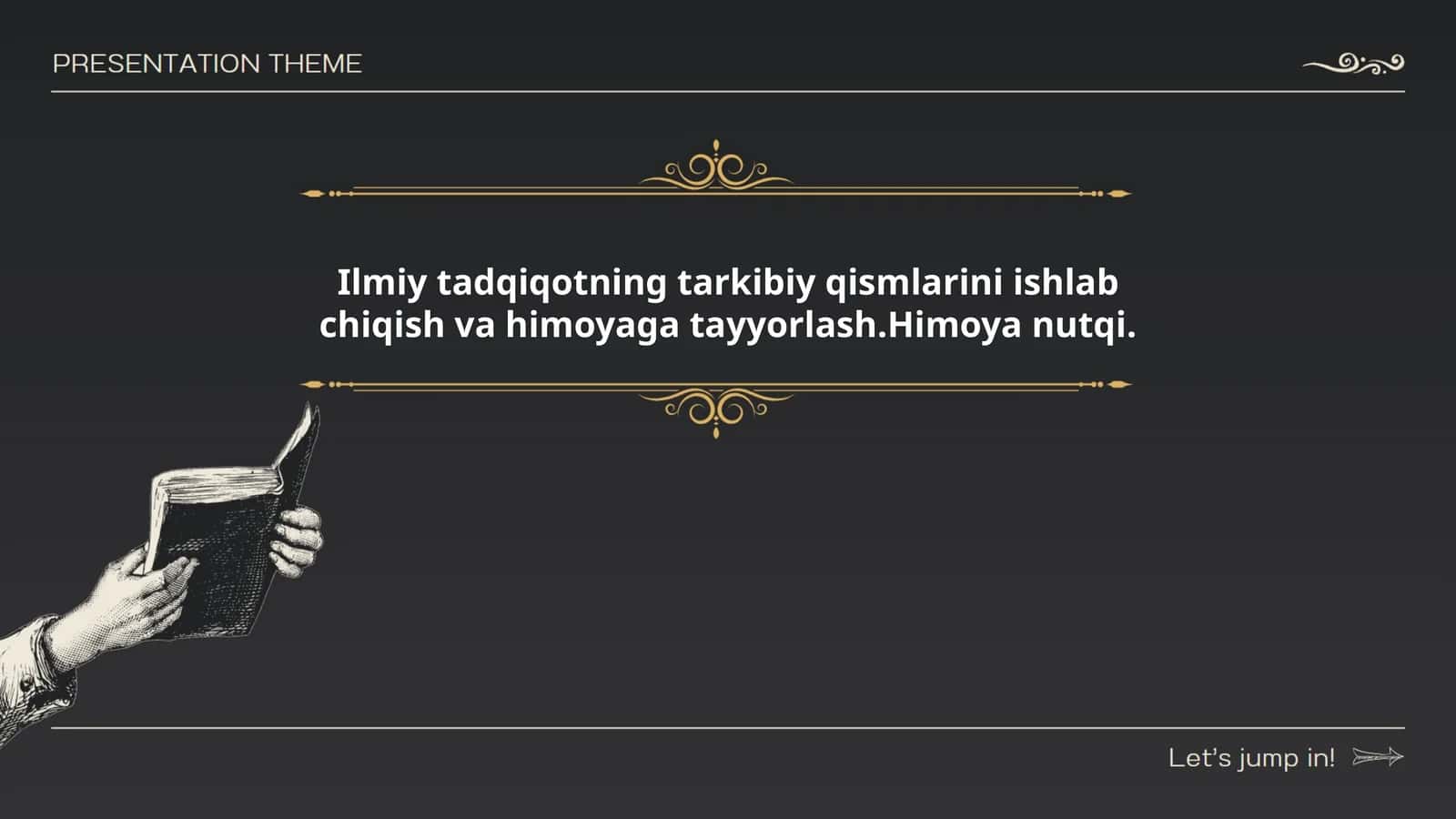 Ilmiy tadqiqotni tayyorlash