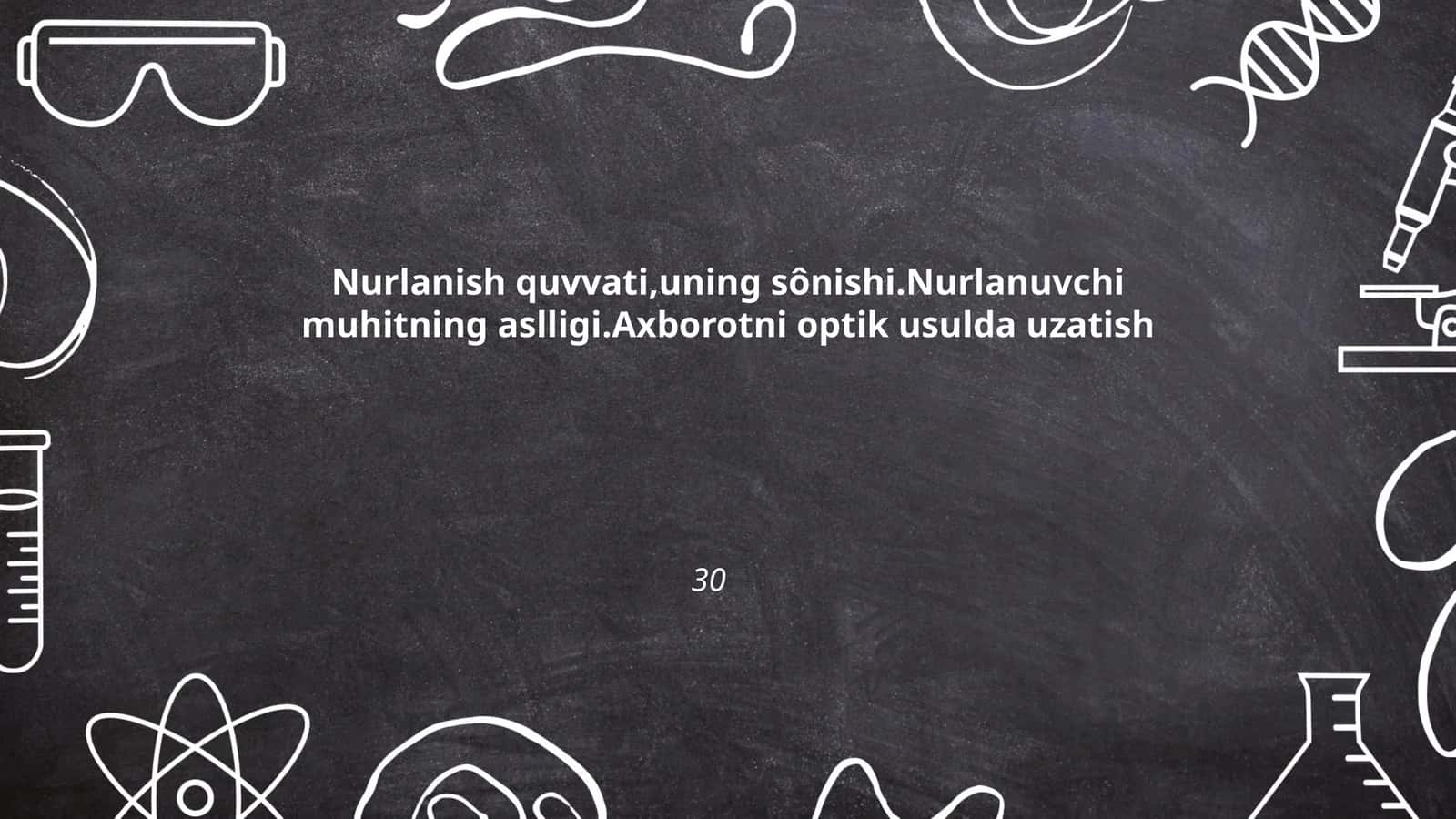 Nurlanish quvvati nazariyasi