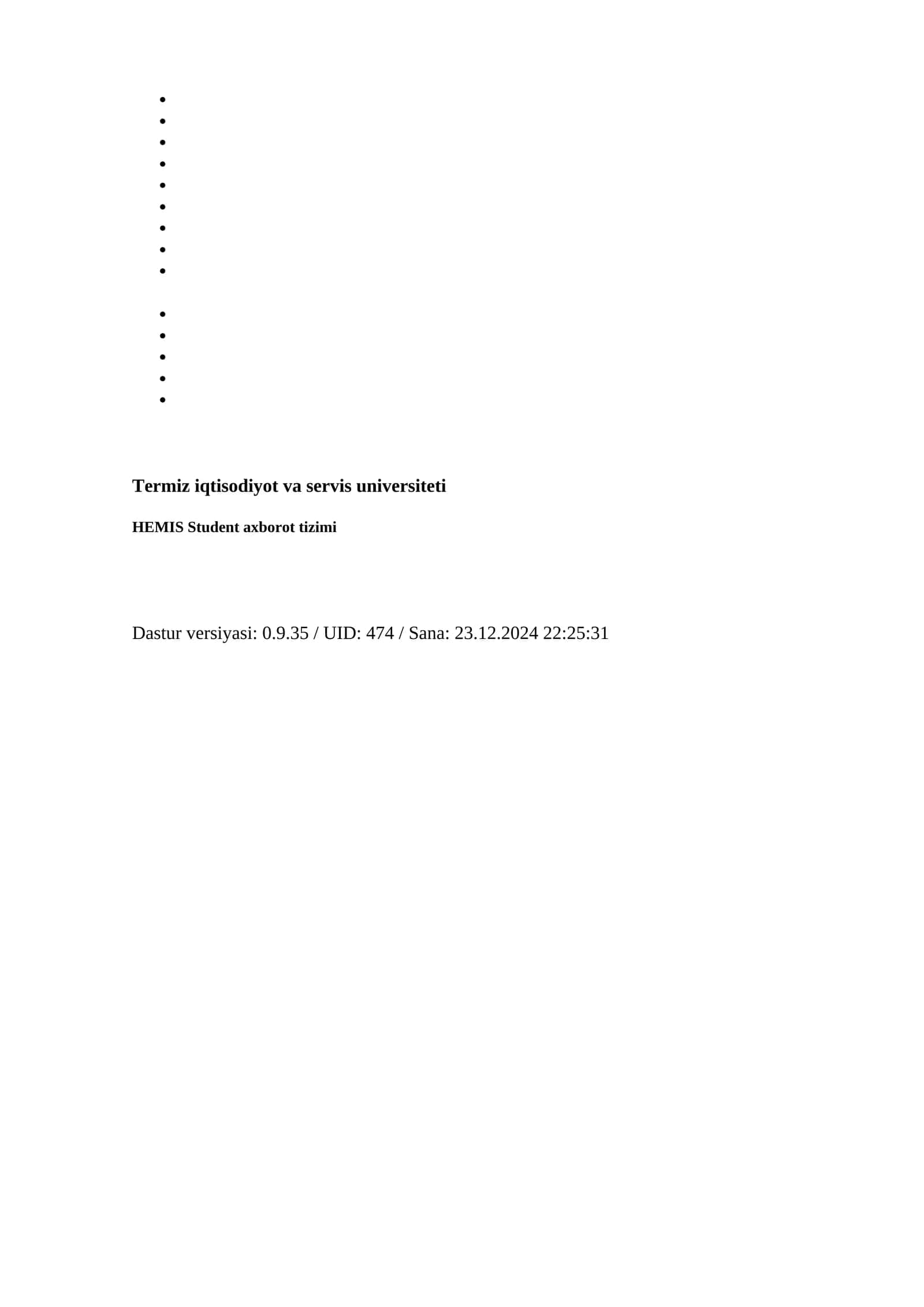 Termiz iqtisodiyot va servis universiteti