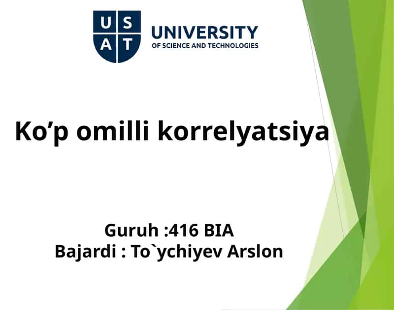 Ko’pomillikorrelyatsiya