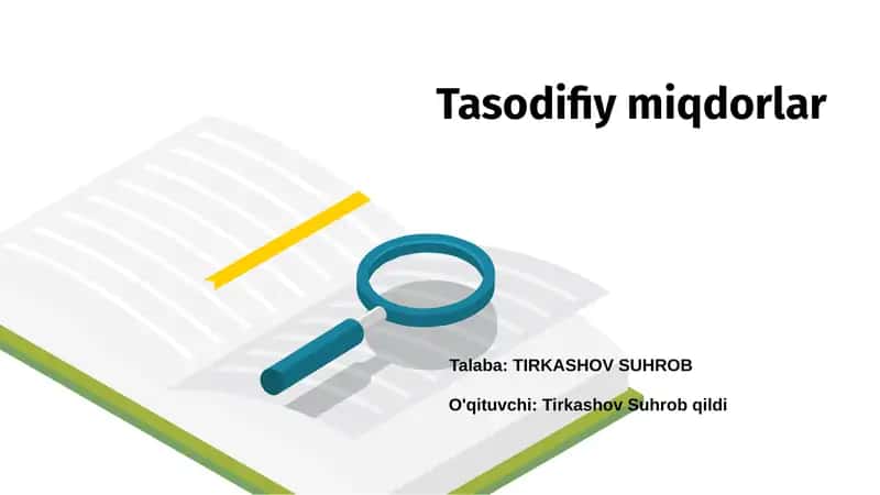 Tasodifiy miqdorlar