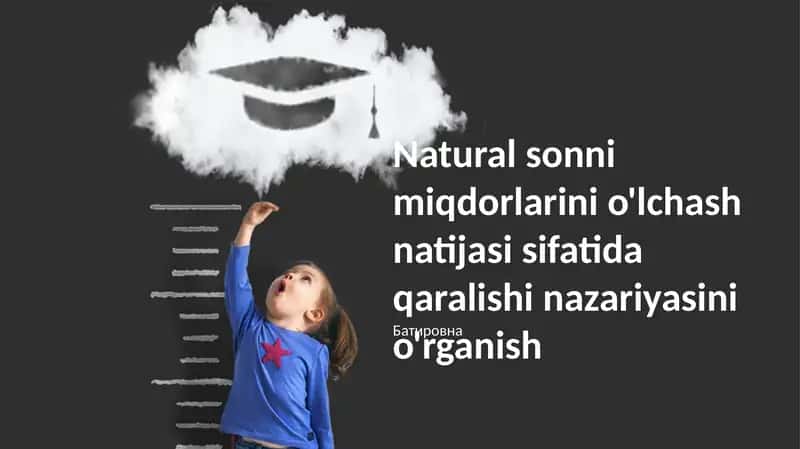 O'lchov nazariyasining asoslari
