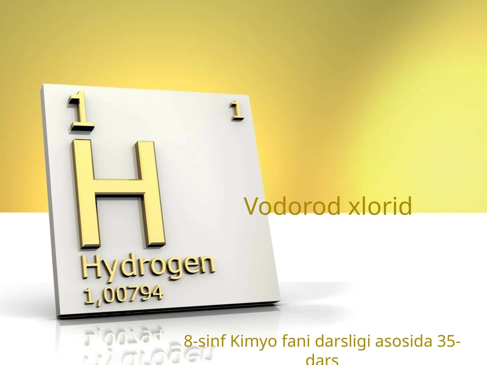 Vodorod xlorid