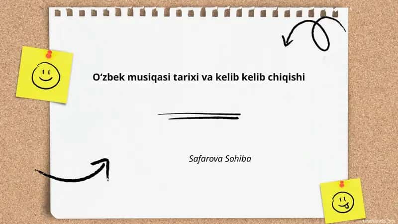 Oʻzbek xalq musiqasining kelib chiqishi