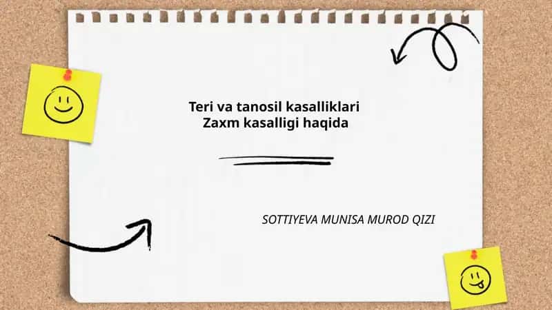 Zaxm kasalligi - taʼrif va umumiy maʼlumot