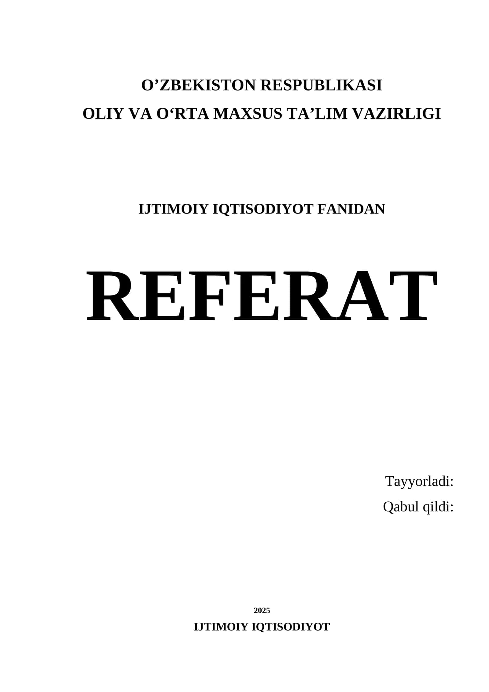 Ijtimoiy yo'naltirilgan bozor iqtisodiyoti - bozor iqtisodiyotining eng yuqori bosqichidir