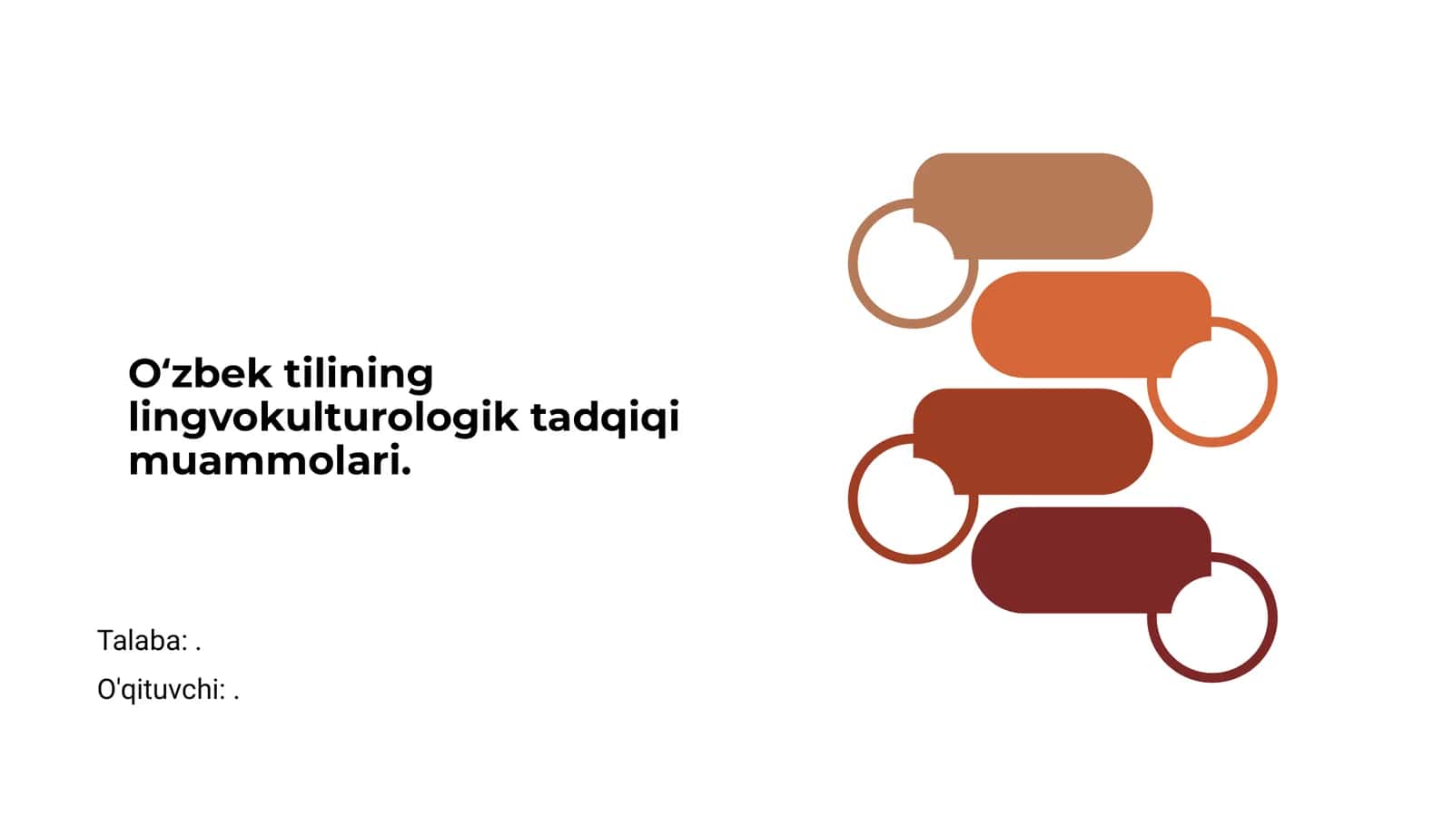 Oʻzbek tilining lingvokulturologik tadqiqi muammolari
