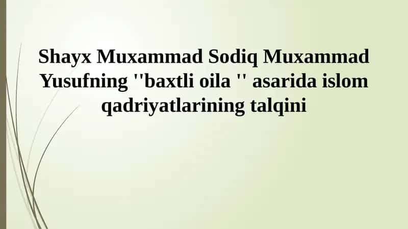 Baxtli oila
