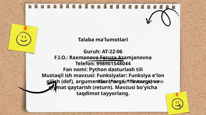 Python dasturlash tili