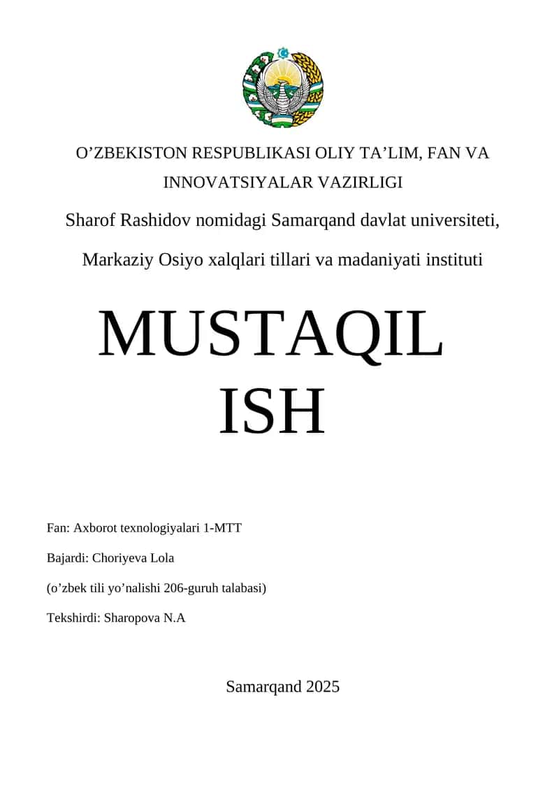 Kompyuterning qo'shimcha qurilmalari va ularning tarkibiy qismlari