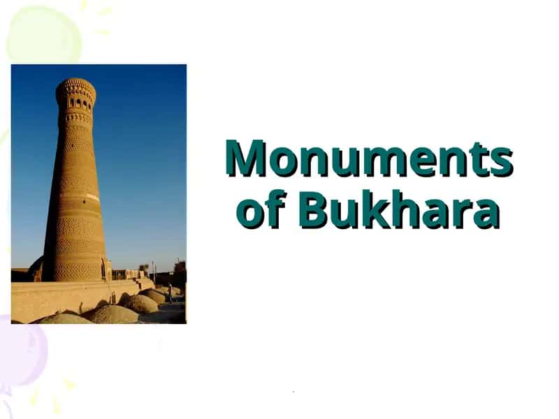 Monuments of Bukhara