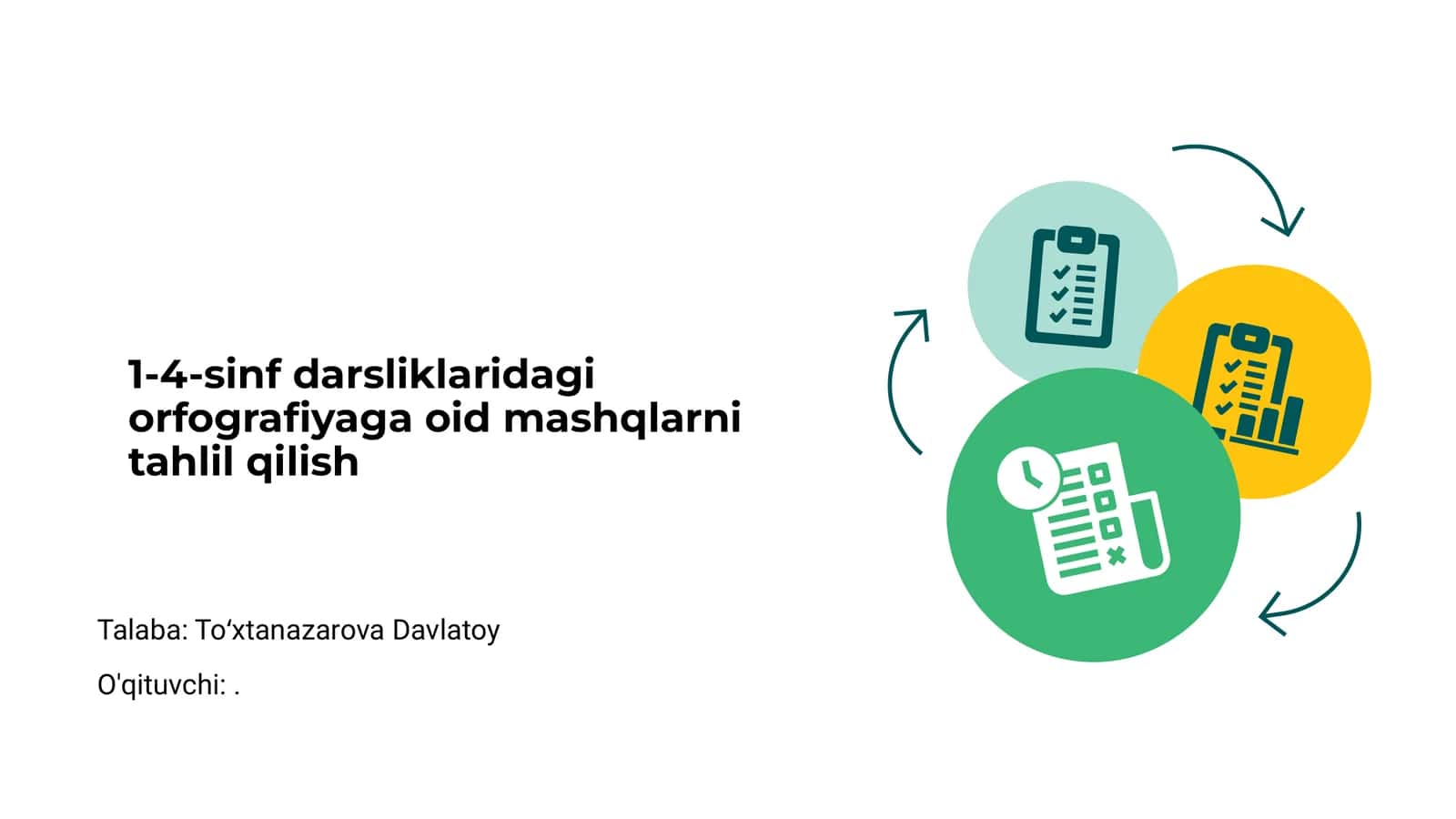 Orfografiya mashqlari