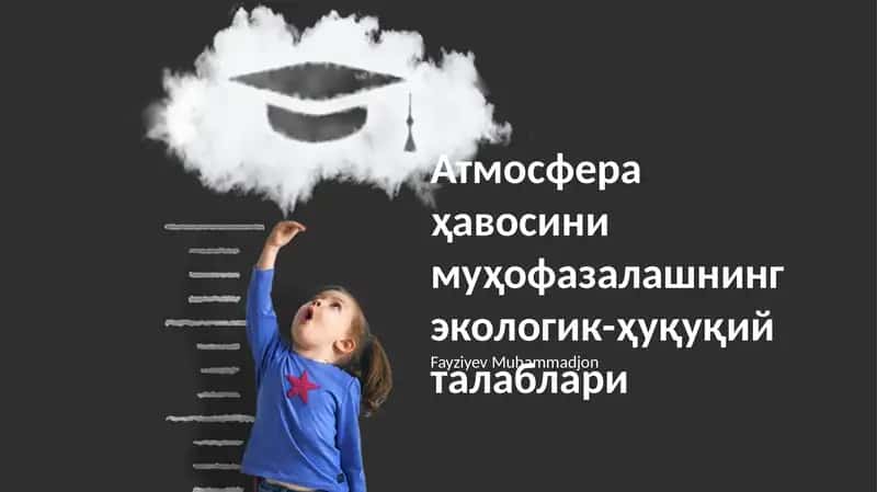 Atmosfera havosini muhofazalashning ekologik-huquqiy talablari