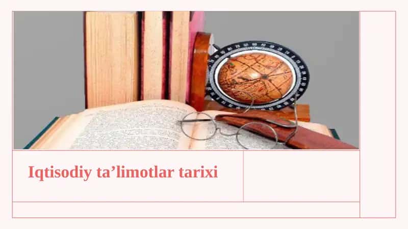 Klassik iqtisodiy maktabning to’liq shakllanishi.Adam Smit va David Rekardo iqtisodiy ta’limotlari