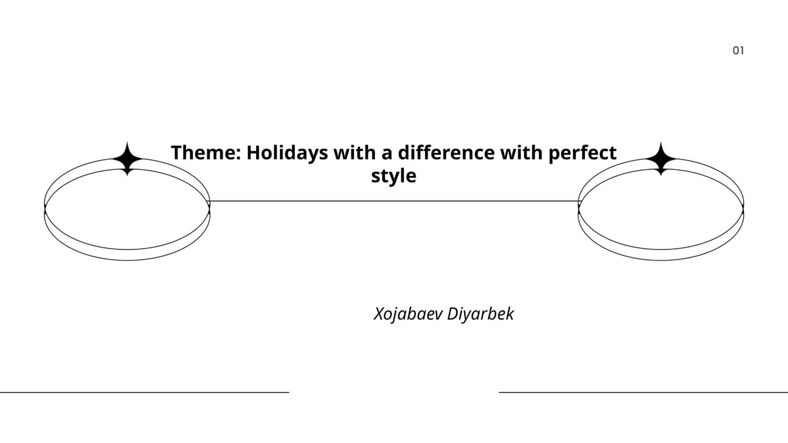 Holidays with a difference with perfect style