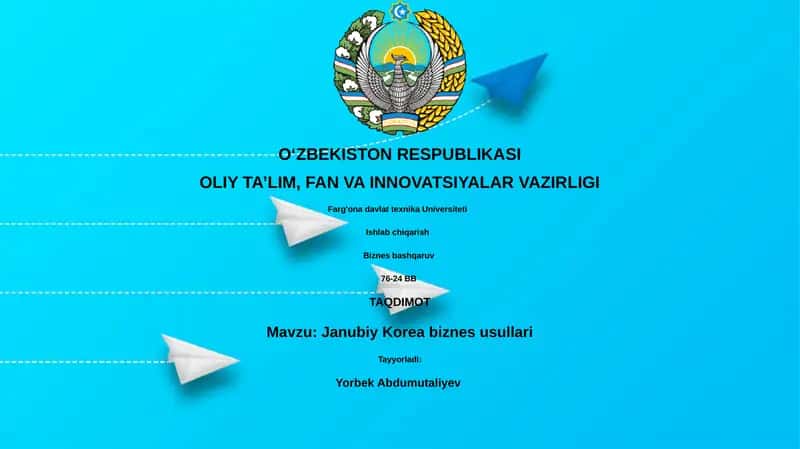 Janubiy Korea biznes usullari