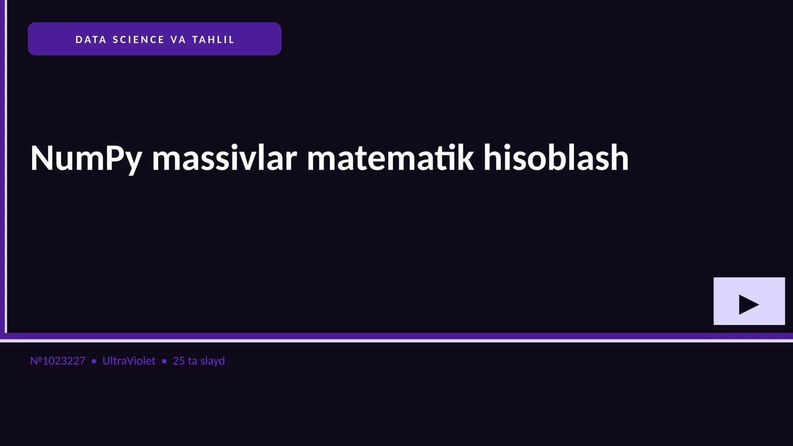 DATA SCIENCE VA TAHLIL