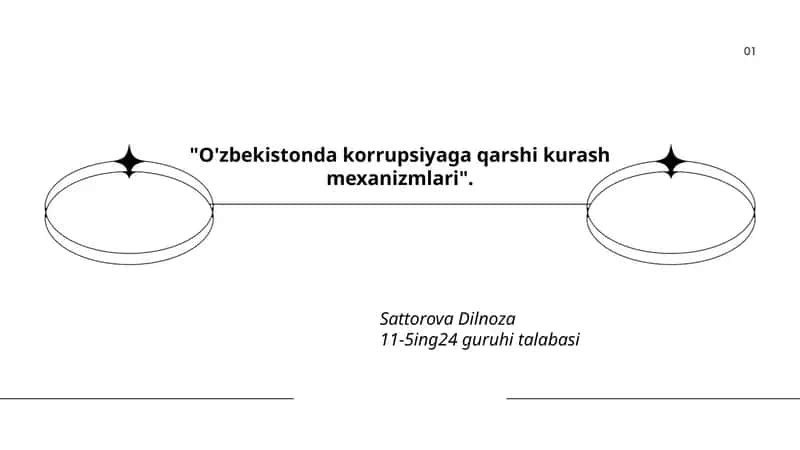 O'zbekistonda korrupsiyaga qarshi kurash mexanizmlari