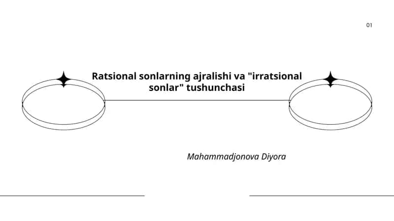 Ratsional sonlarning ajralishi va "irratsional sonlar" tushunchasi