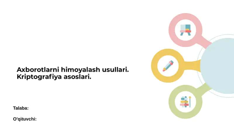 Kriptografiya asoslari