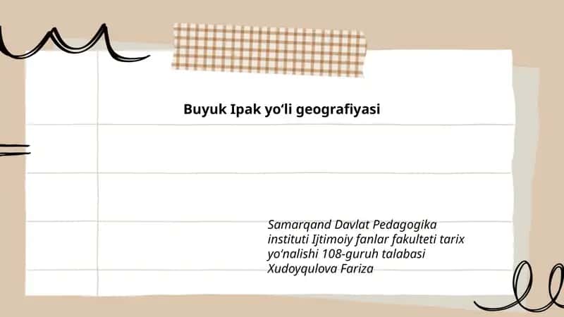 Buyuk Ipak yoʻli geografiyasi