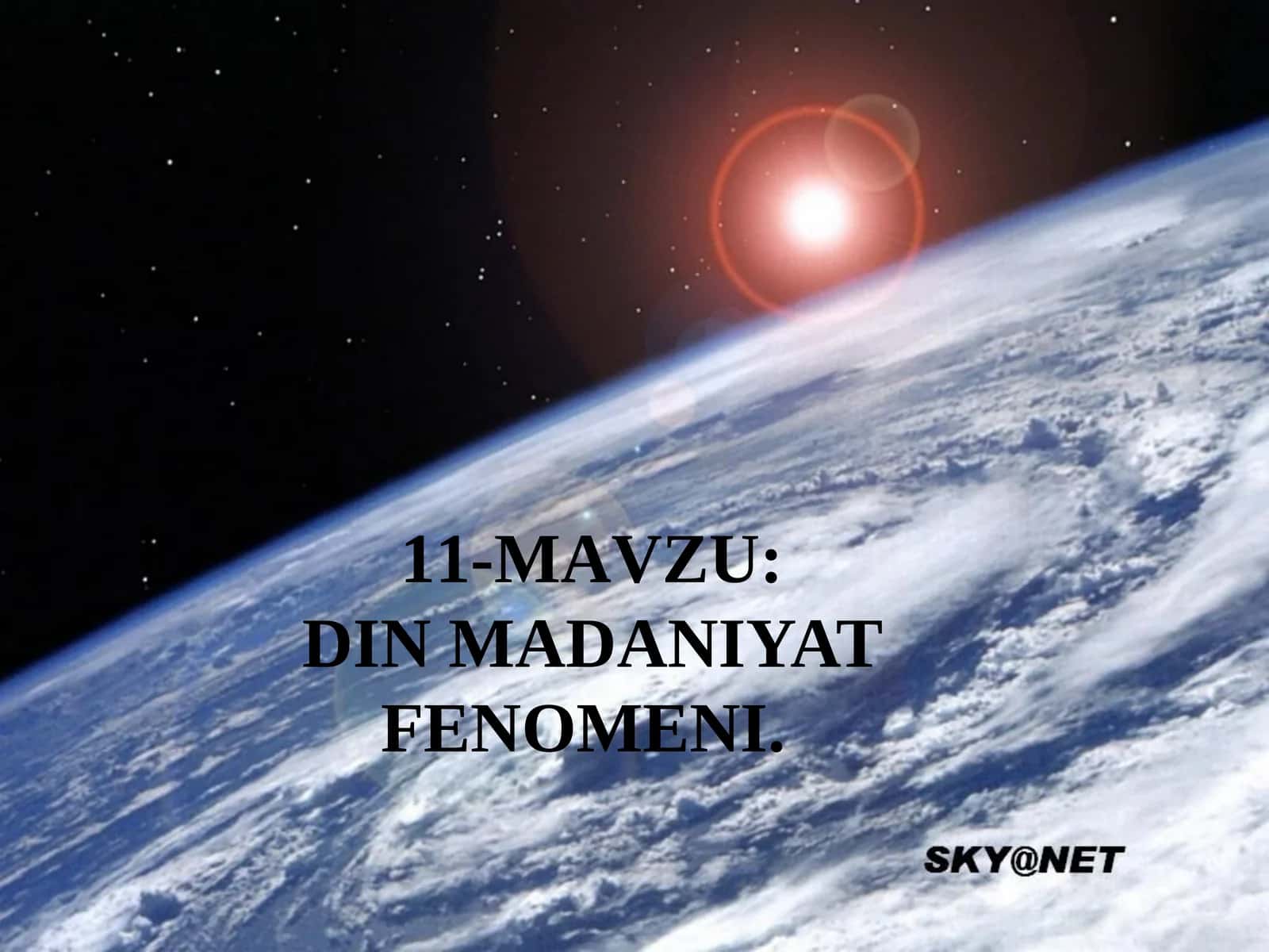 DIN MADANIYAT FENOMENI