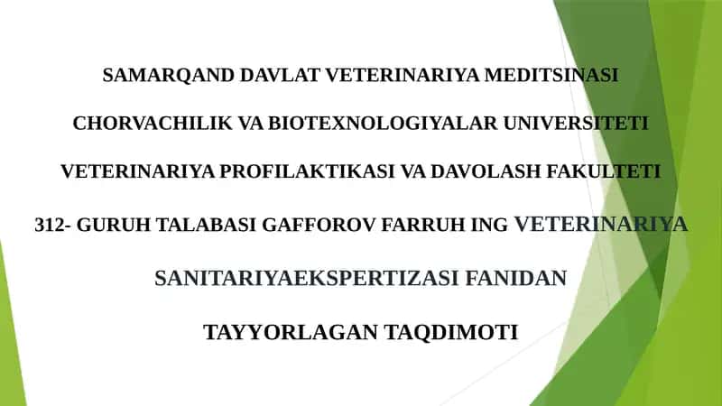 Veterinariya suti ekspertizasi