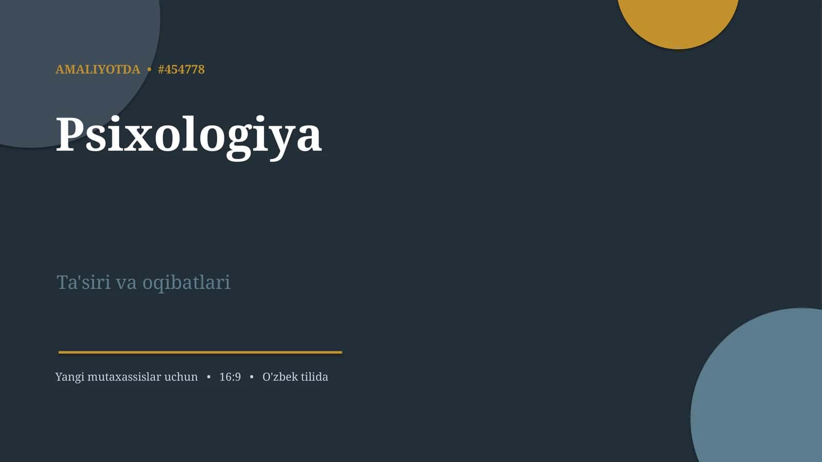 Ta'siri va oqibatlari