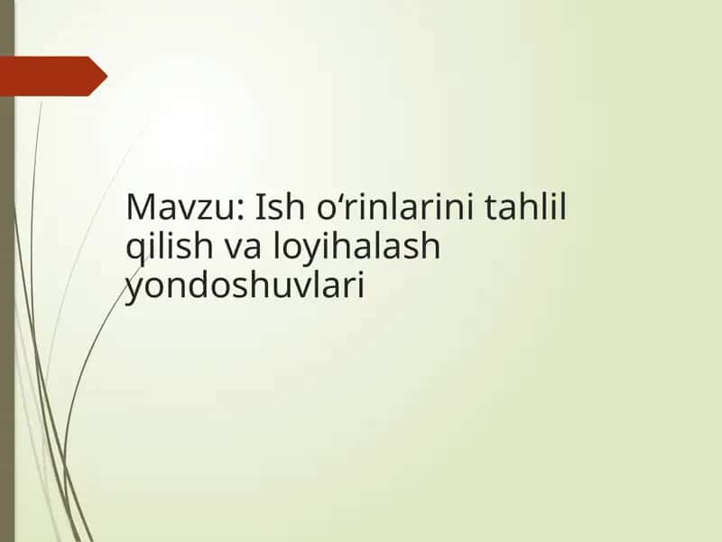 Isho‘rinlarini tahli qilish valoyi halash yondoshuvlari
