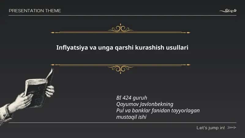 Inflyatsiya va unga qarshi kurashish usullari