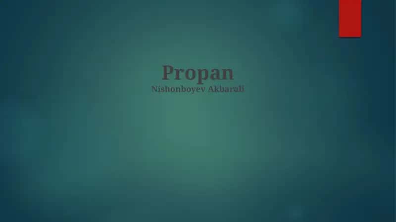 Propan