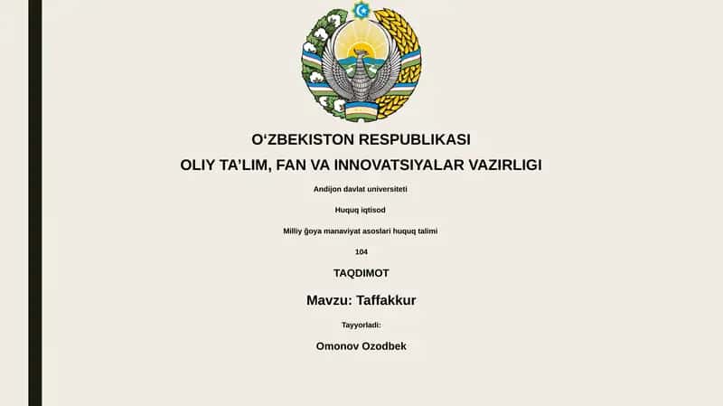 Tafakkur va Mulohaza: Farqi nimada?