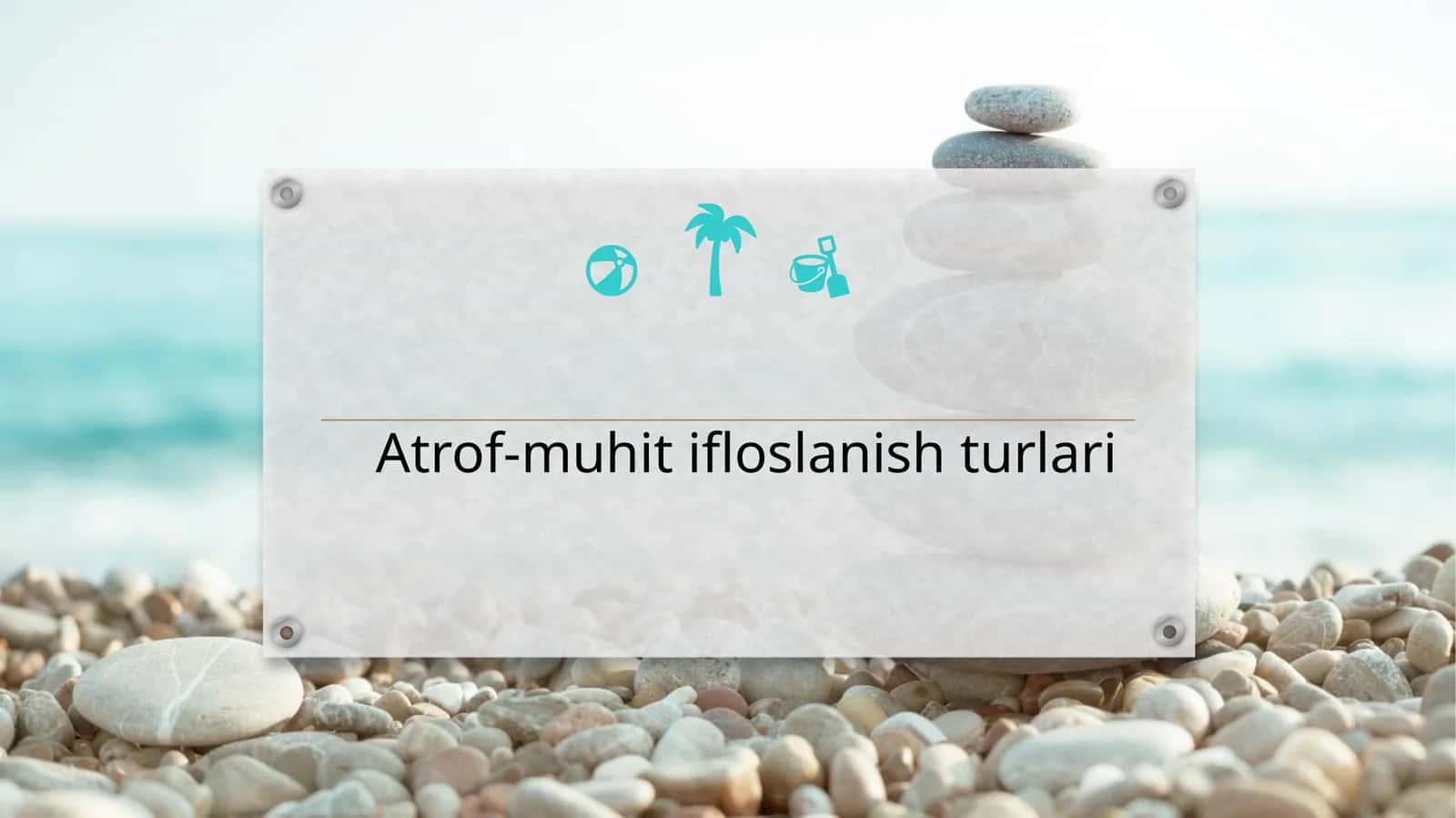 Atrof muhit ifloslanish turlari