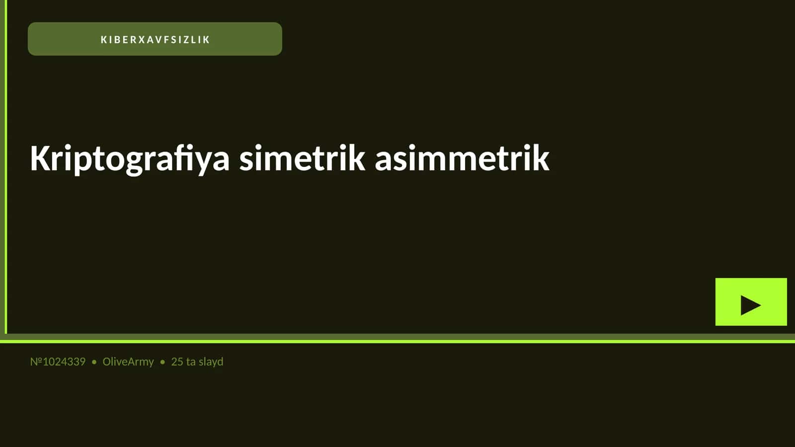 KIBERXAVFSIZLIK
