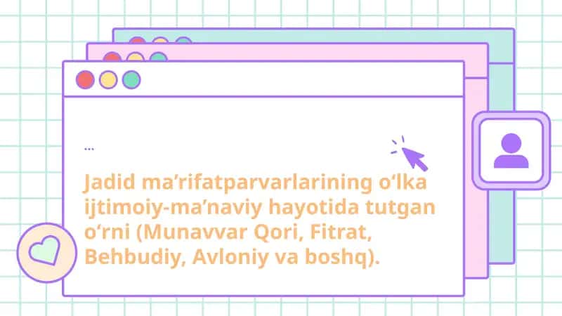 Munavvar Qori ta'limda yangiliklar va islohotlarni joriy etishga harakat qilgan