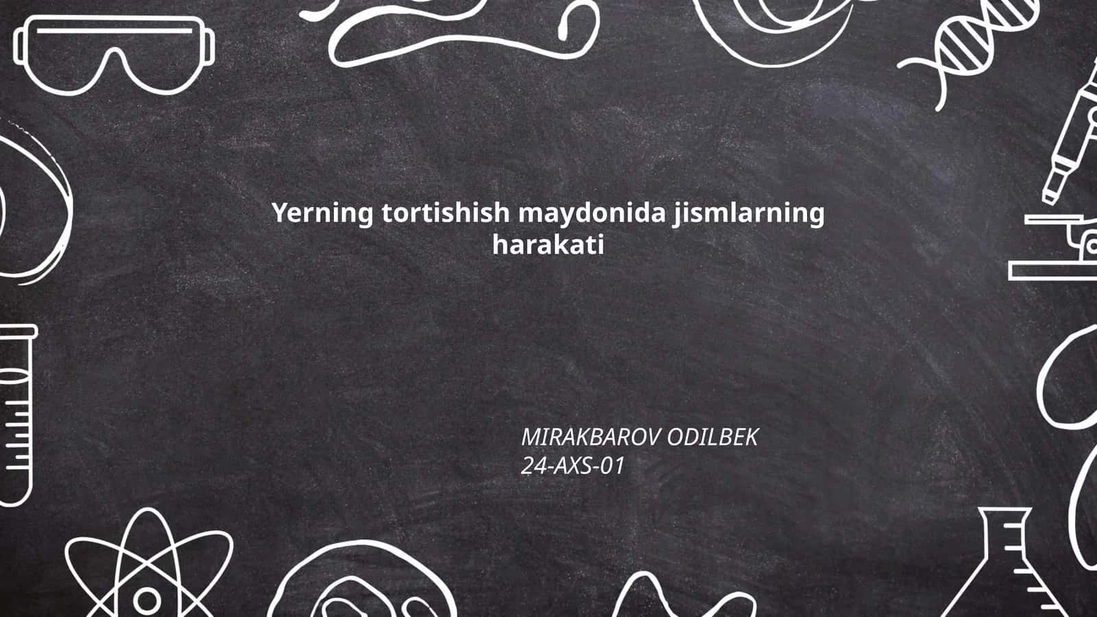 Gravitatsion maydonning asosiy xususiyatlar