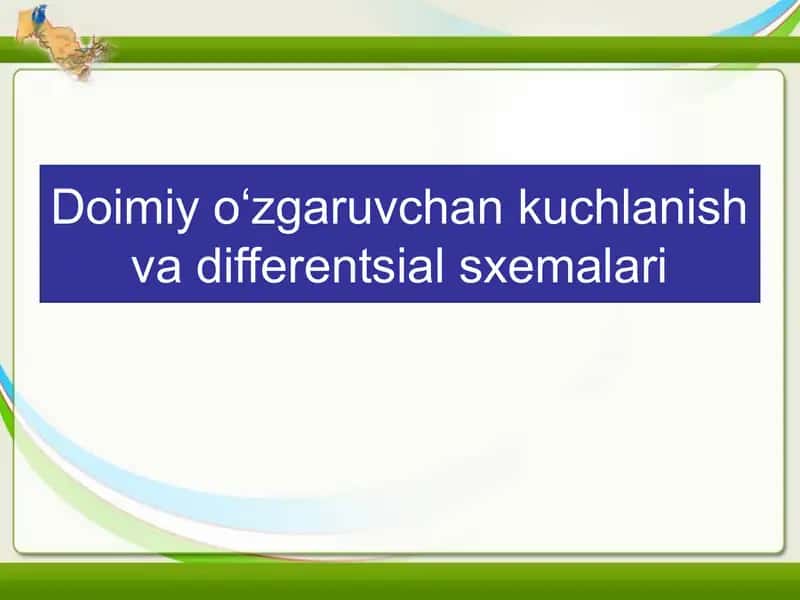 Elektr toki va kuchlanish