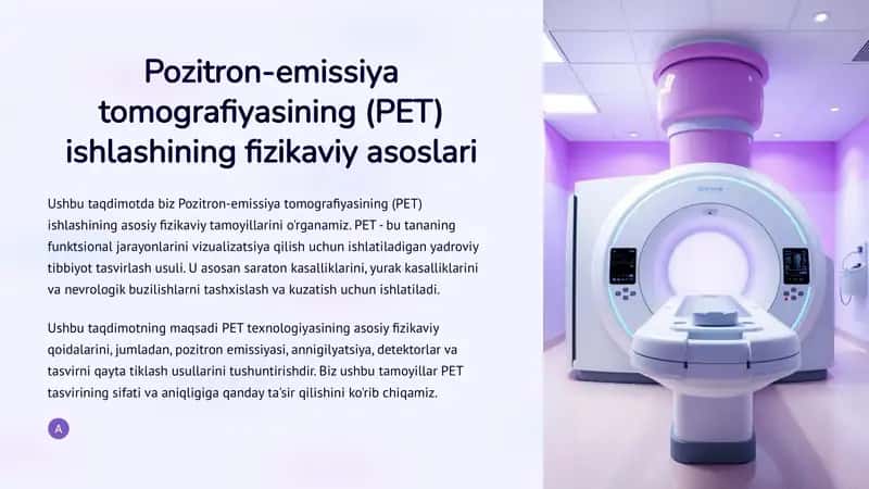 Pozitron-emissiya tomografiyasi (PET)