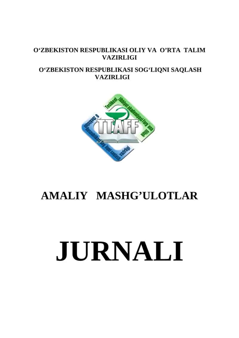 Amaliy Mashg'ulotlar Jurnali