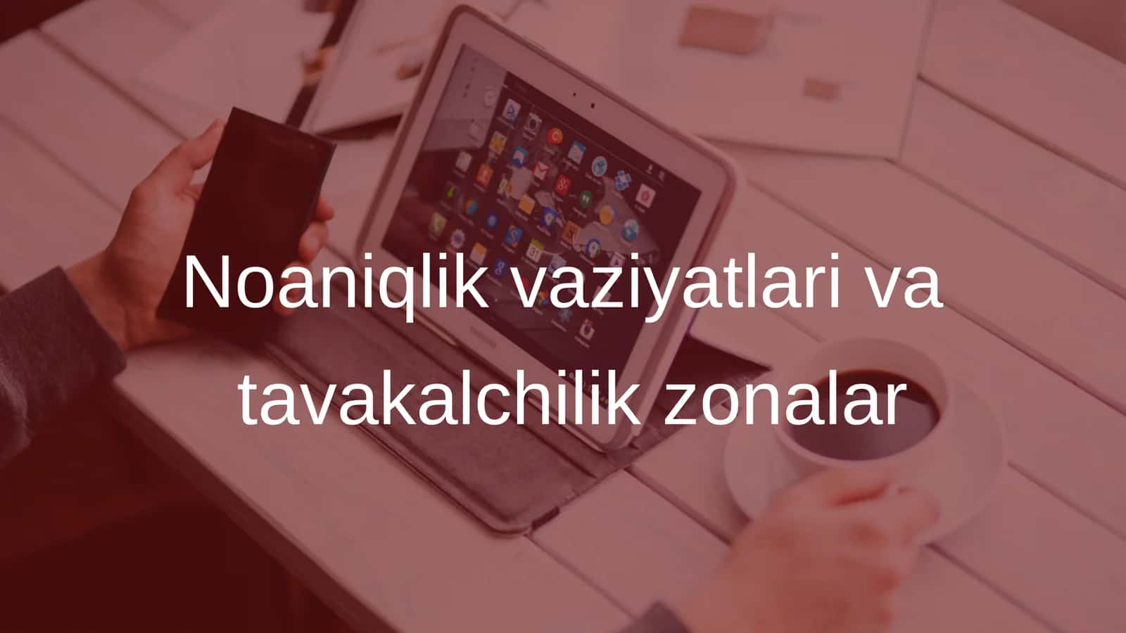 Noaniqlik vaziyatlari va tavakalchilik zonalar