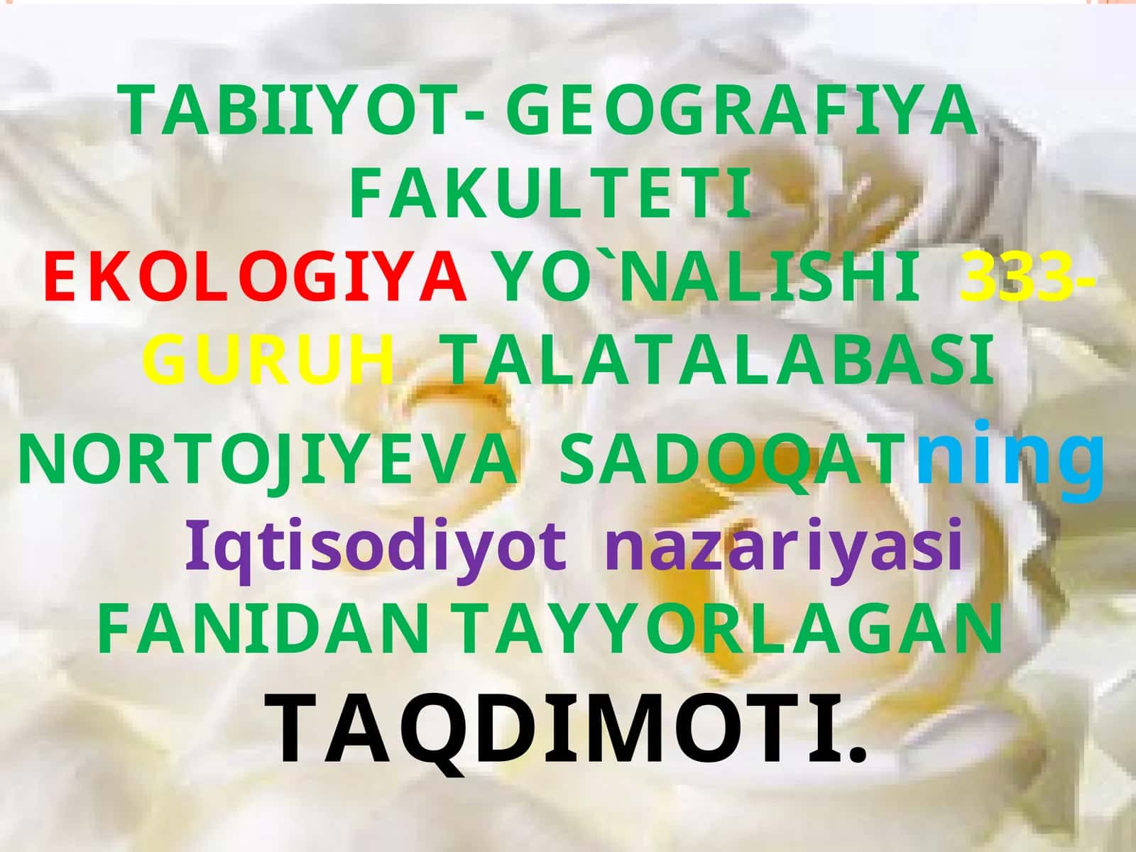 Tadbirkorlik faoliyati moxiyati belgilari va shakillari