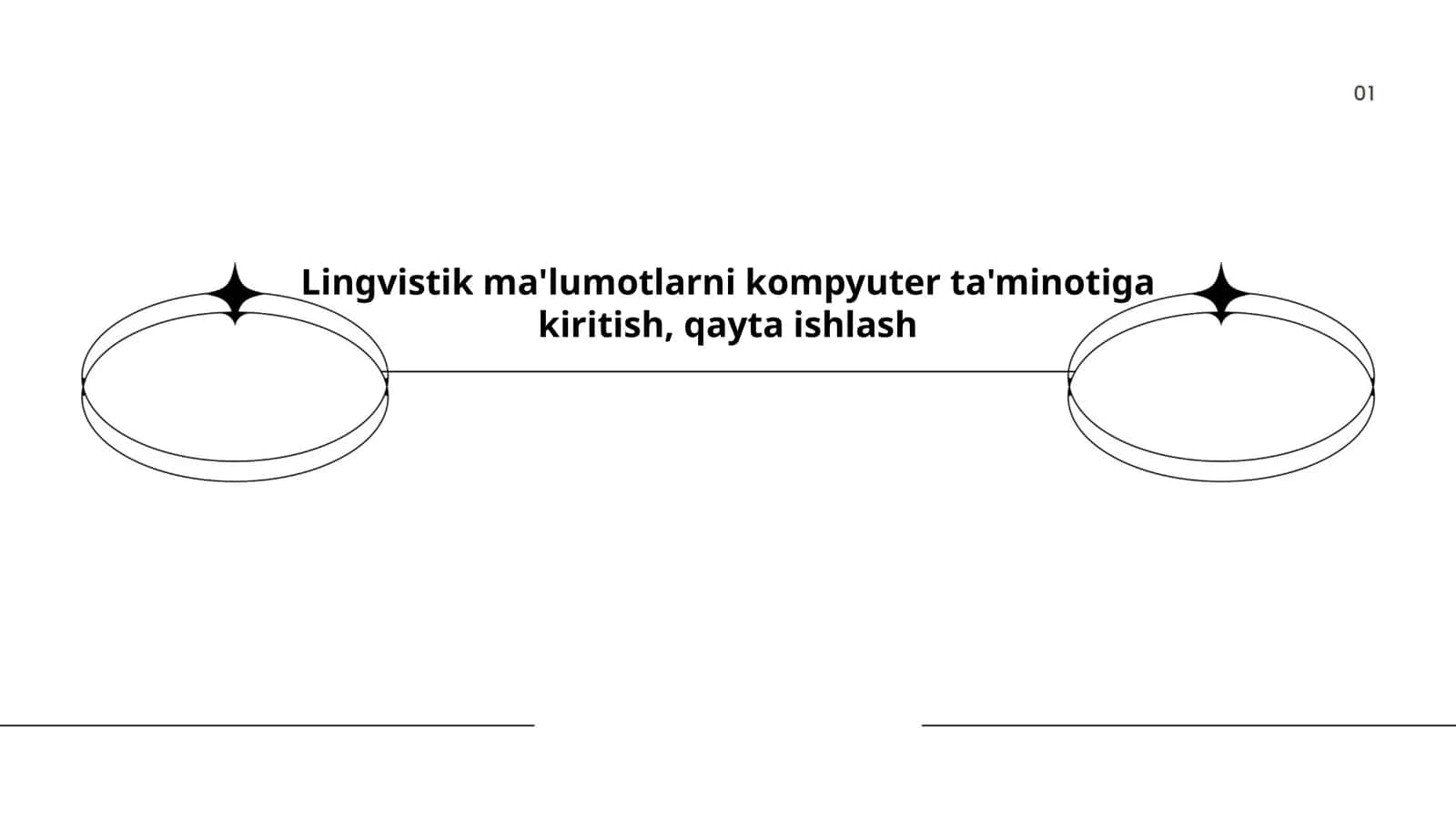 Lingvistik ma'lumotlarni kompyuter ta'minotiga kiritish, qayta ishlash