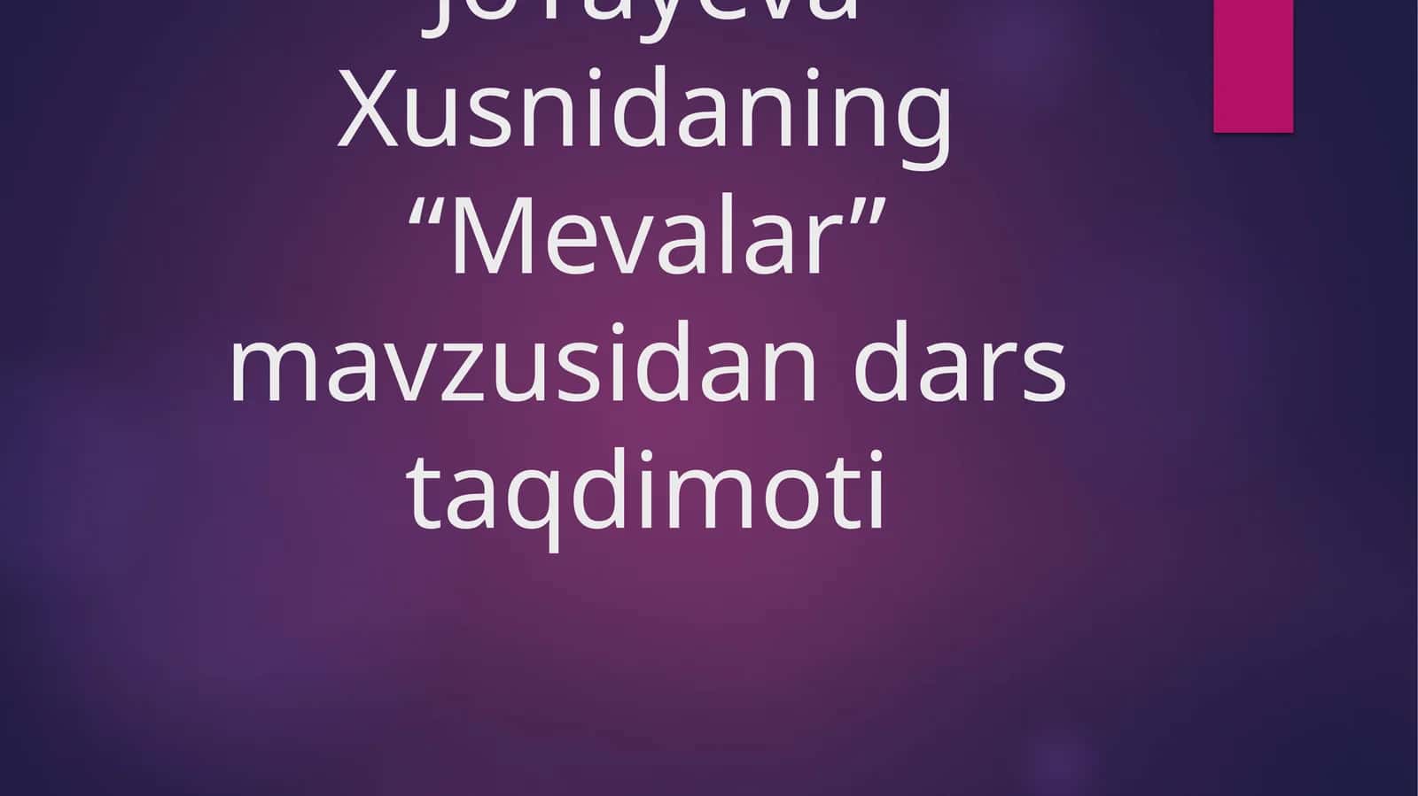 MEVALAR