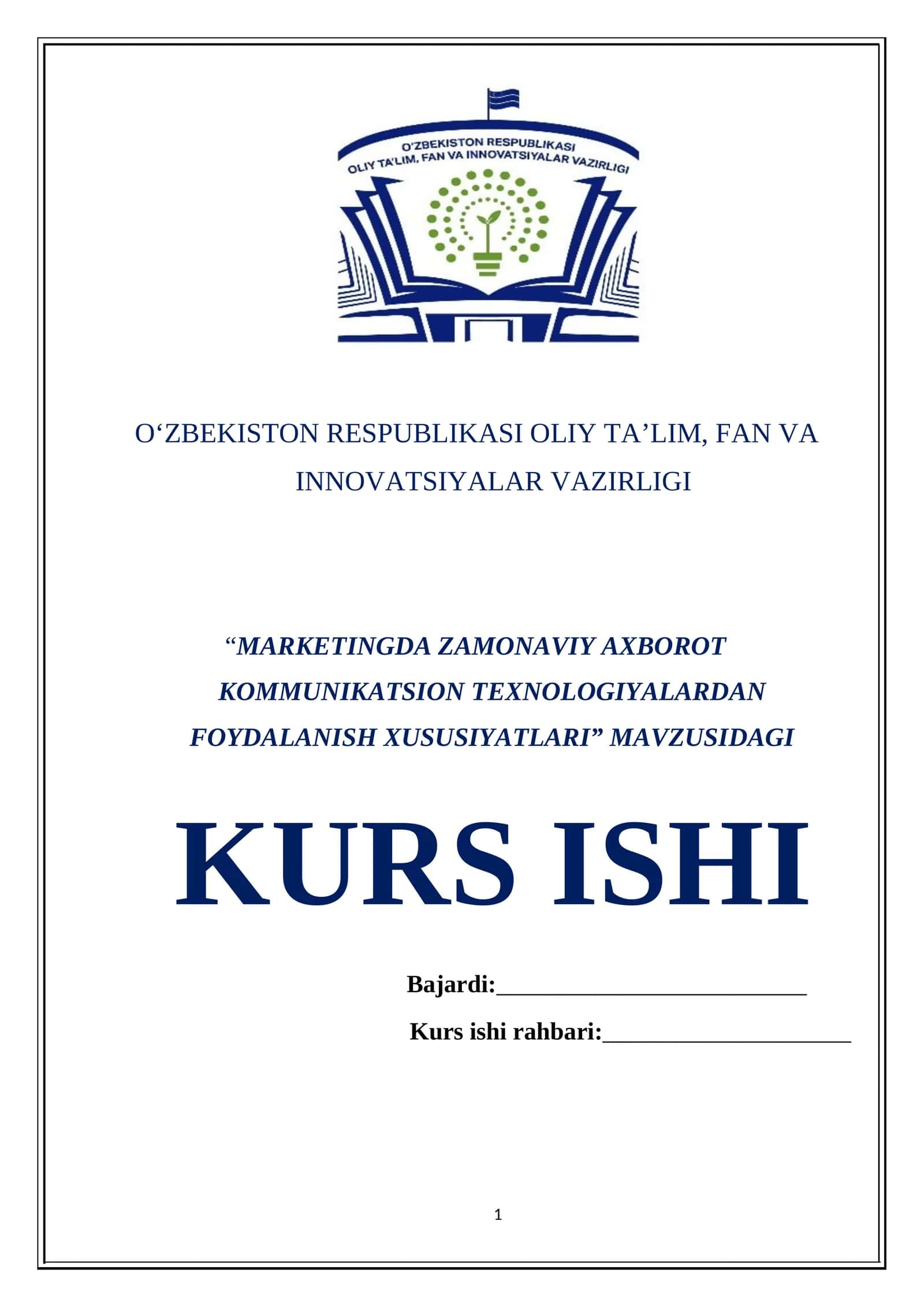 MARKETINGDA ZAMONAVIY AXBOROT KOMMUNIKATSION TЕXNOLOGIYALARDAN FOYDALANISH XUSUSIYATLARI