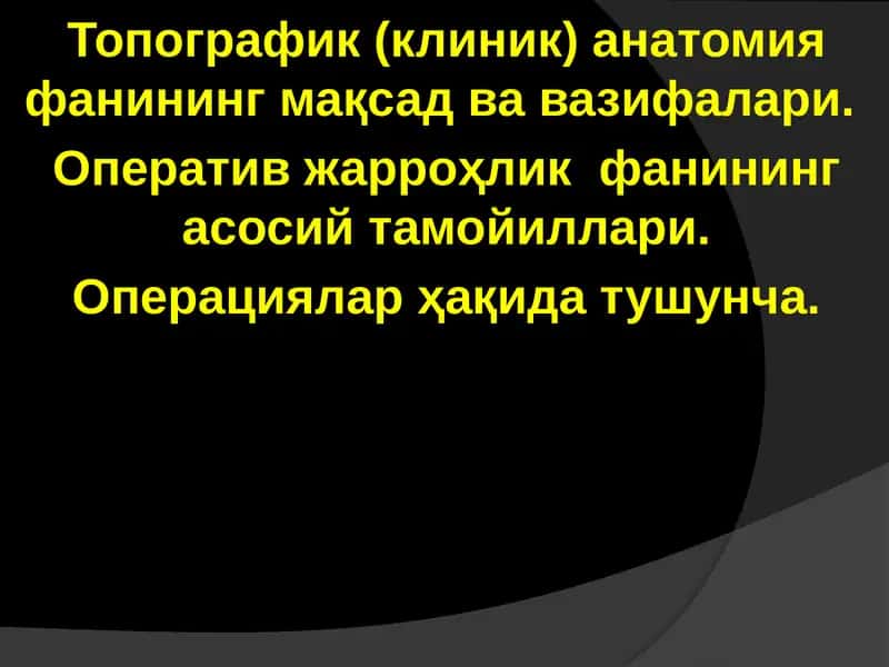 Топографиканатомия