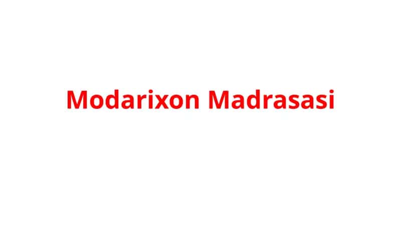 Modarixon Madrasasi